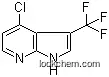 Molecular Structure of 869335-75-1 (4-Chloro-3-(Trifluoromethyl)-1H-Pyrrolo[2,3-b]Pyridine)